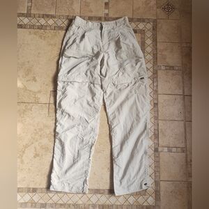 Royal Robbins Light Beige Convertible Hiking Pants